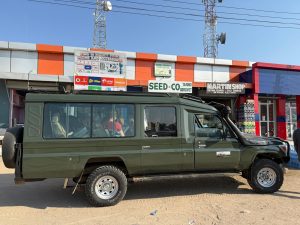 Safari Landcruiser with a driver