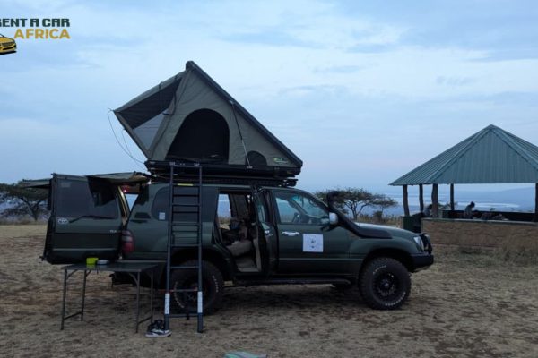 Car hire with camping gear in Tanzania